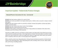 RODENT BAIT PELLETS BAINBRIDGE [Size:3kg]