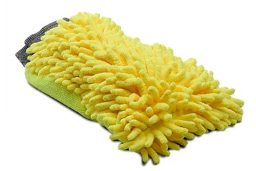 GROOMING MITT MICROFIBRE [Clr:Yellow]