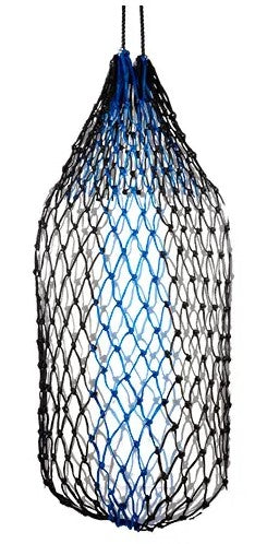 HAYNET SLOW FEEDER - DUAL COLOUR [Type:5cm Size:100cm Clr:Black / Blue]
