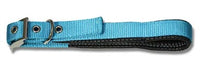 DOG COLLAR PADDED [Size:35cm Clr:Aqua]