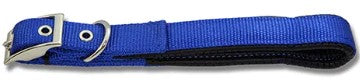 DOG COLLAR PADDED [Size:60cm Clr:Blue]