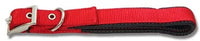DOG COLLAR PADDED [Size:60cm Clr:Red]