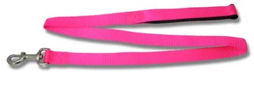 DOG LEAD WEBBING W/PADDED HANDLE [Clr:Pink]
