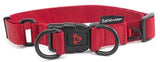 DOG COLLAR NYLON DOUBLE RING [Size:Large Clr:Grey]