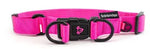 DOG COLLAR NYLON DOUBLE RING [Size:Medium Clr:Pink]