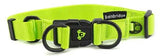 DOG COLLAR NYLON DOUBLE RING [Size:Large Clr:Green]