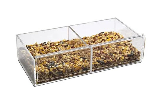 BIRD FEEDER MESS FREE [Size:Tray insert for large]