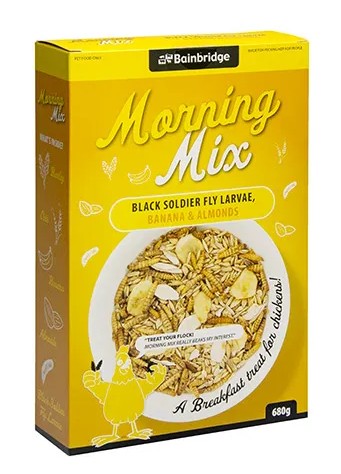MORNING MIX BLACK SOLDIER FLY LARVAE 680GM [Opt:Banana & Almonds]