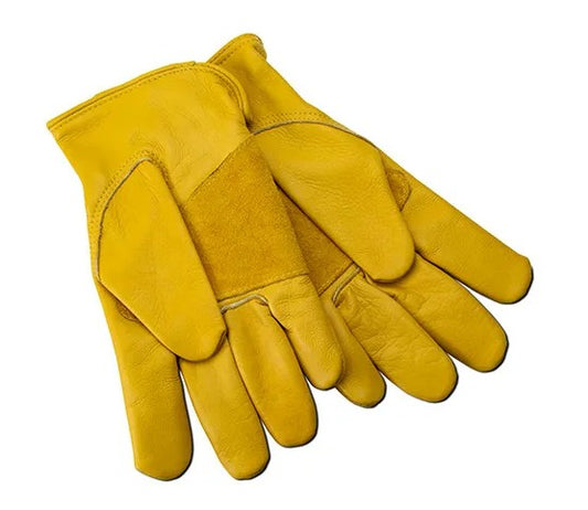 PREMIUM LEATHER GLOVES WITH PALM PROTECTION LARGE