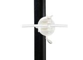INSULATOR STEEL POST PINLOCK WHITE GALLAGHER