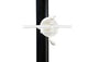 INSULATOR STEEL POST PINLOCK WHITE GALLAGHER
