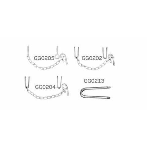 GATE FASTENER JP LONG CHAIN WITH 2 STAPLES GALLAGHER