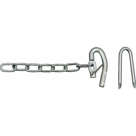 GATE FASTENER LP SPRING WITH LONG CHAIN & 2 STAPLES GALLAGHER