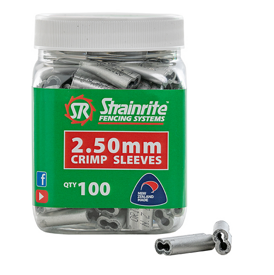 CRIMP SLEEVE 2.50MM (POTTLE OF 100)