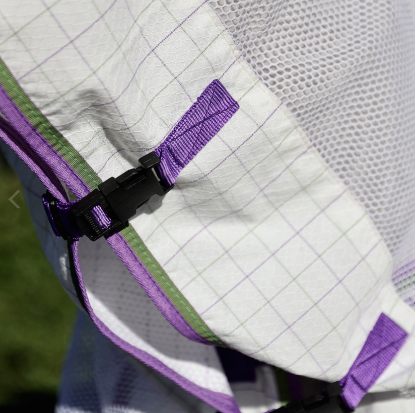 RUG AIRFLOW LIGHT COMBO PURPLE & LIME GREEN [Size:5'6]