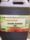 CANOLA OIL CRUDE 5LTR