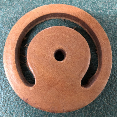 CLACK WASHER ROUND LEATHER 2-1/4"