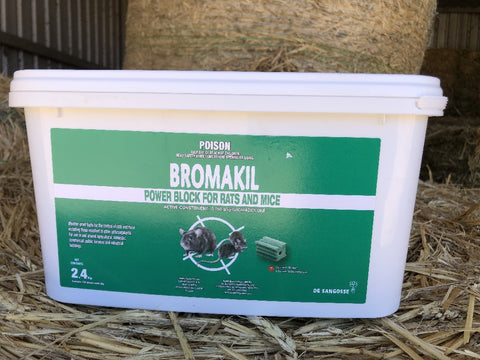BROMAKIL POWER BLOCK FOR RATS & MICE 2.4KG
