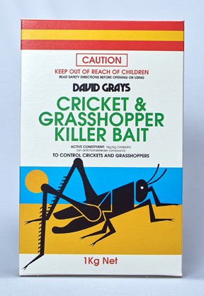 CRICKET & GRASSHOPPER KILLER BAIT DAVID GRAYS 1KG