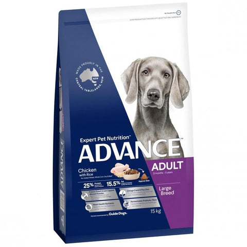 ADVANCE DOG ADULT LARGE BREED CHICKEN WITH RICE 15KG