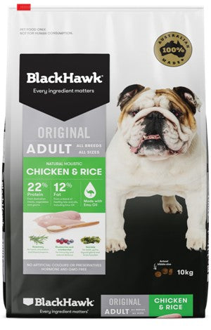 BLACKHAWK DOG CHICKEN & RICE